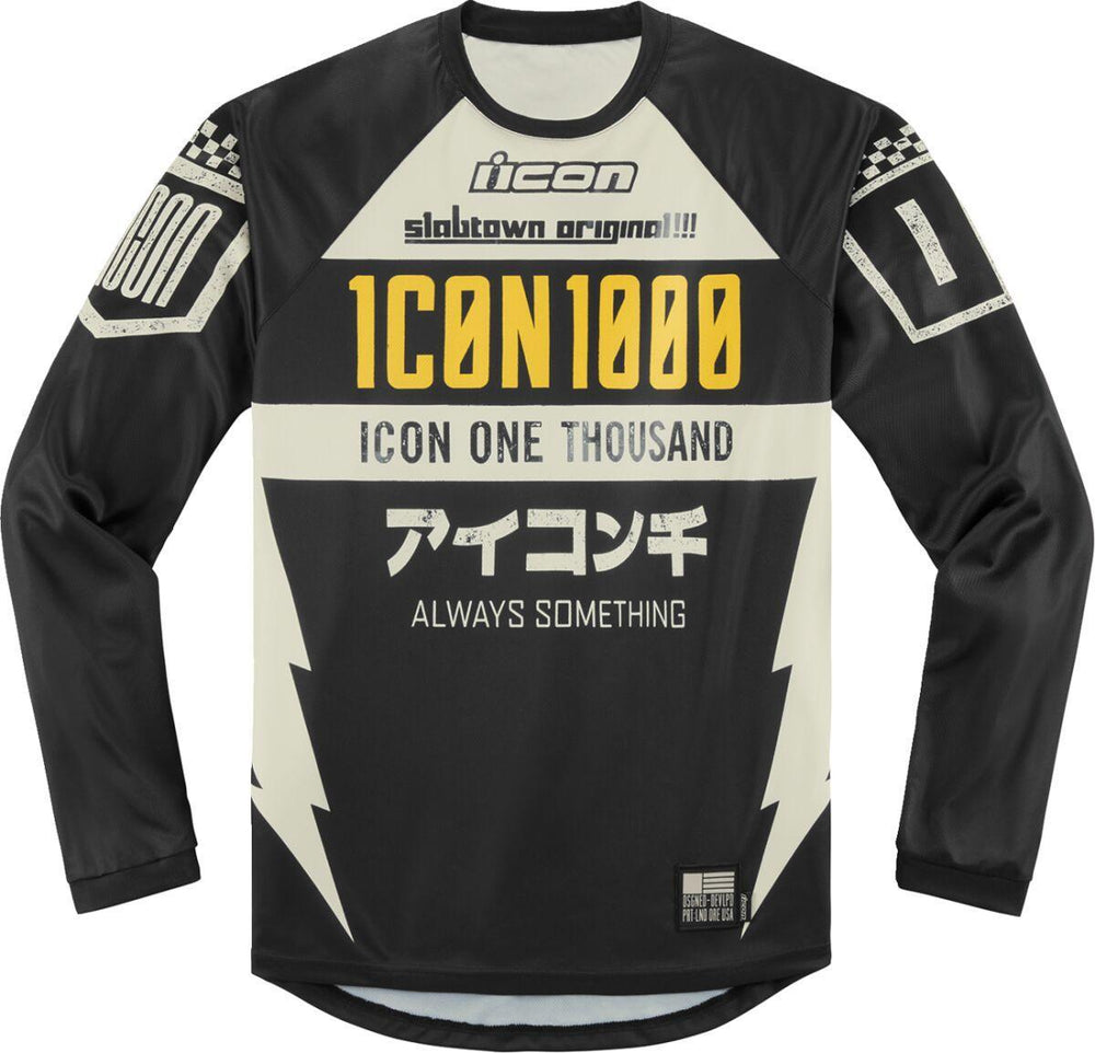 Icon Slabtown Jersey - Black White Yellow
