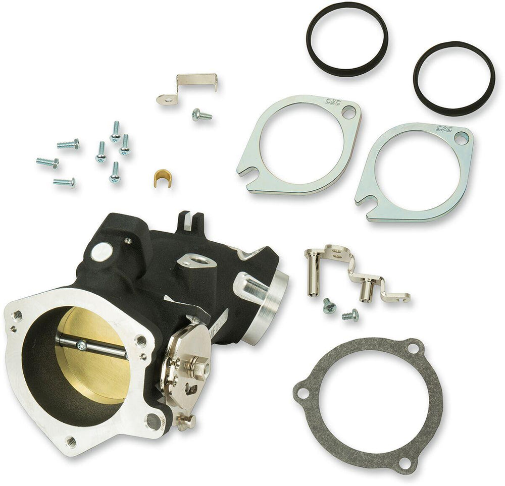 S&S Cycle Throttle Hog Cable Operated Throttle Plastics Kit For Harley Davidson FLD 1690 2012-2013 - Black