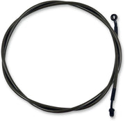 LA Choppers Midnight Braided Clutch Cable For Harley Davidson FLHRS 1584 2007 190 cm (74-3/4") 15" - 17" - Black