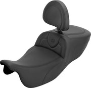 Saddlemen Roadsofa Extended Reach Seat With Backrest For Harley Davidson FLRT 1690 2015-2016 Plain - Black