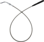 Fat Baggers Inc. EZ Install Clutch Cable For Harley Davidson FLHLT 1923 ABS 2026 +10cm (4") 30.5cm (12")/35.5cm (14") - Chrome/Silver
