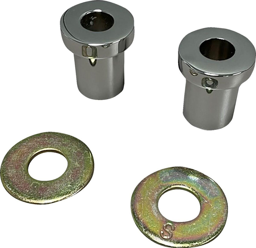 LA Choppers Solid Handlebar Riser Bushing For Harley Davidson FLDE 1750 ABS 2020 - Chrome