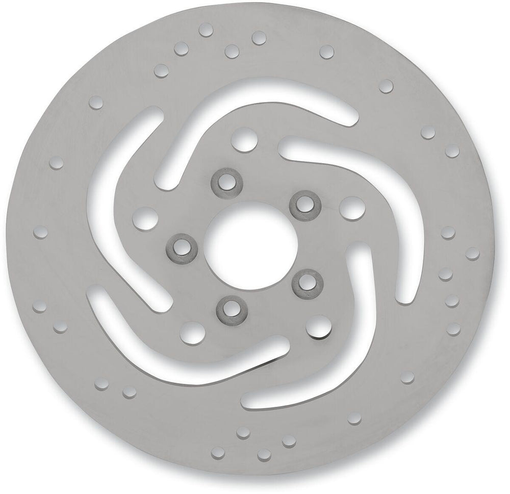 Drag Specialties OEM-Style Brake Disc For Harley Davidson FLD 1690 2012-2013 Rear - Silver