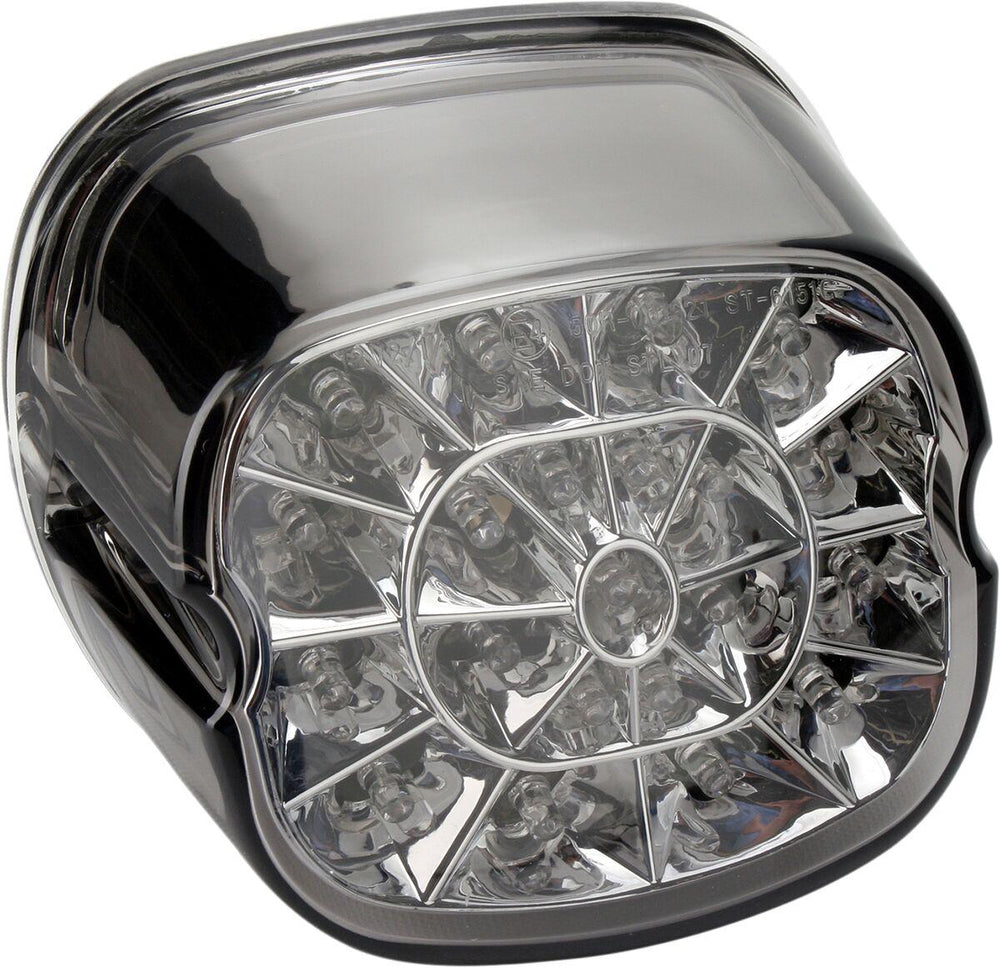 Drag Specialties Web LED Taillights For Harley Davidson FLHR 1450 1999-2003 Rear Smoke