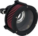 Trask Assault Charge High-Flow Air Cleaner For Harley Davidson XL 1200 C 1996-2020 - Black