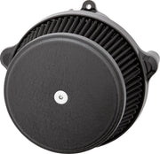 Arlen Ness Big Sucker Stage 1 Air Cleaner Kit with Cover For Harley Davidson FLHX 1923 2024-2026 - Black/Silver/Wrinkle