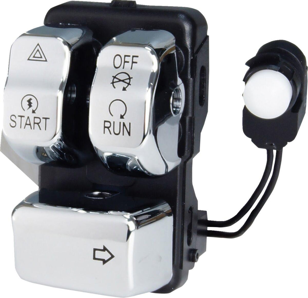 Drag Specialties Can Bus Handlebar Control Module For Harley Davidson FLD 1690 2012-2013 - Chrome
