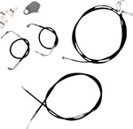 LA Choppers Standard Black Vinyl Handlebar Cable/Brake Hose Kit For Harley Davidson FLDE 1750 ABS 2018-2020 Standard - Black