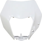 UFO Headlight Surround For KTM  EXC125 2014-2016 - White