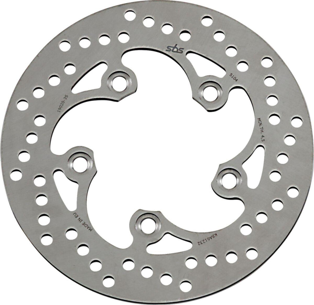 SBS Rear Brake Disc For Suzuki GSX-R 1000 2001-2014 - Silver