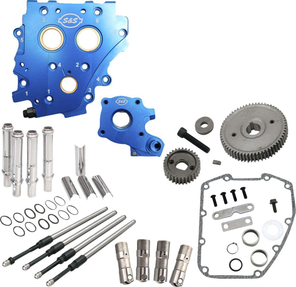 S&S Cycle Cam Chest Kit Without Cams For Gear Drive Twin Cam For Harley Davidson FLD 1690 2012-2013 - Chrome