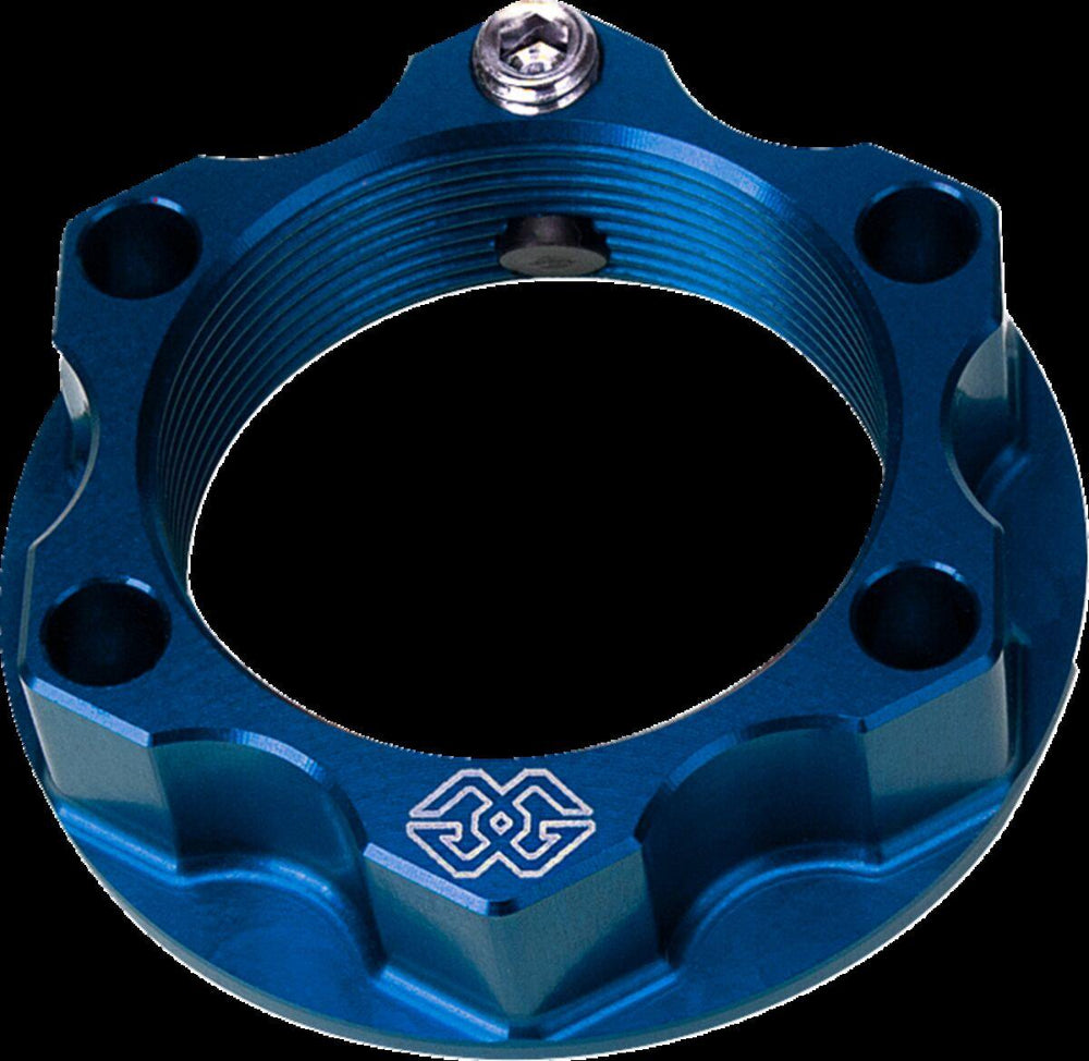 Gilles Top Yoke Nut For Indian FTR 1200 ABS 2019-2022 - Blue