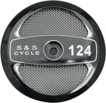 S&S Cycle 124" Stealth Air Cleaner Cover For Harley Davidson FLD 1690 2012-2013 - Black