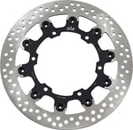 SBS Front Brake Disc For Yamaha BT 1100 2002-2006 - Black/Silver