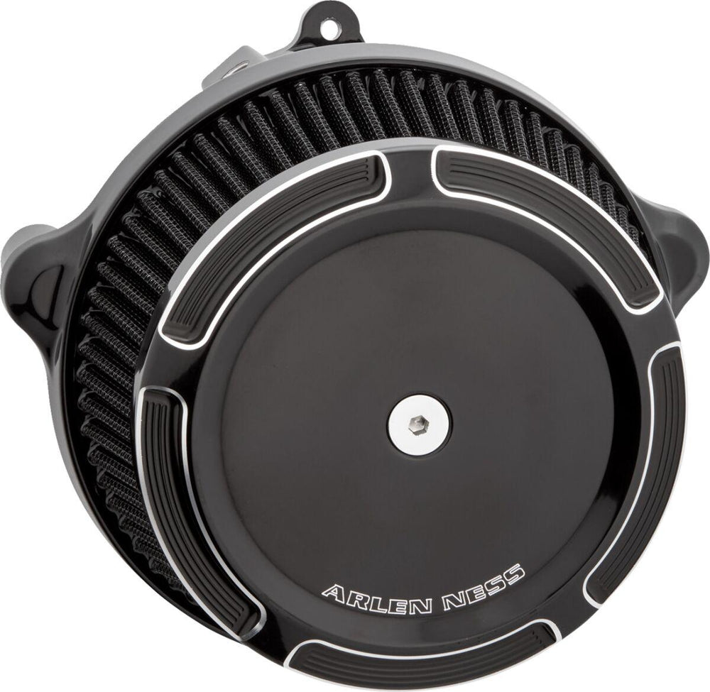 Arlen Ness Big Sucker Stage 1 Air Cleaner Kit with Cover For Harley Davidson FLHX 1923 2024-2026 - Black/Silver