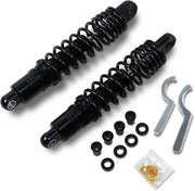 Drag Specialties Premium Ride-Height Adjustable Shocks For Harley Davidson FXLR1340 1987-1994 Rear 318.00 mm (12.50") - Black
