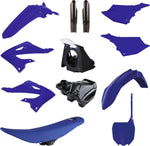 Polisport Restyle Plastics Kit For Yamaha YZ125 2002-2021 - Black/Blue/OEM