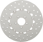 Drag Specialties Stainless Steel Drilled Brake Disc For Harley Davidson FXDB 1584 2007-2010 Front - Polished