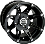 Moose Racing 387X Wheel For Kawasaki KAF 820 4X4 2015-2016 Rear 12x8" - Black