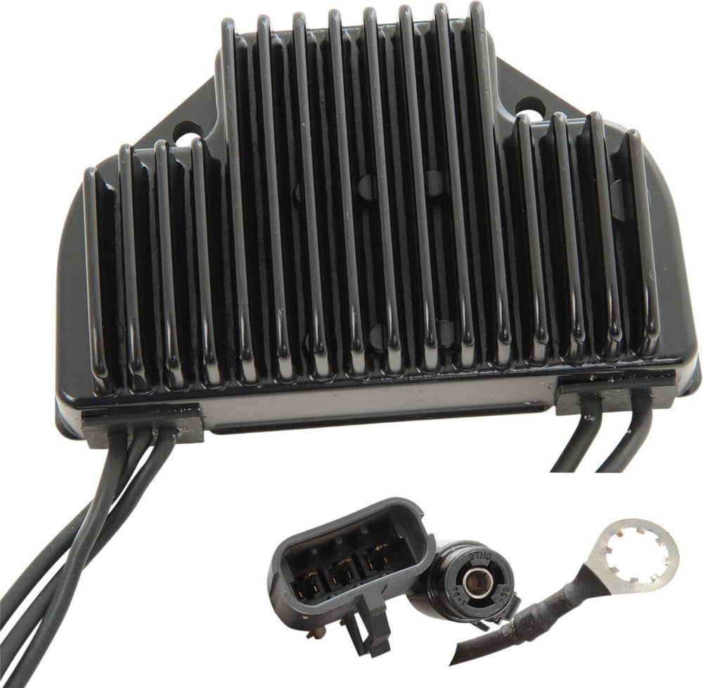 Drag Specialties Solid-State Regulator For Harley Davidson VRSCA 1130 2003-2006 - Black