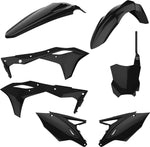 Polisport Plastics Kit For Kawasaki KXF250 2017-2019 - Black