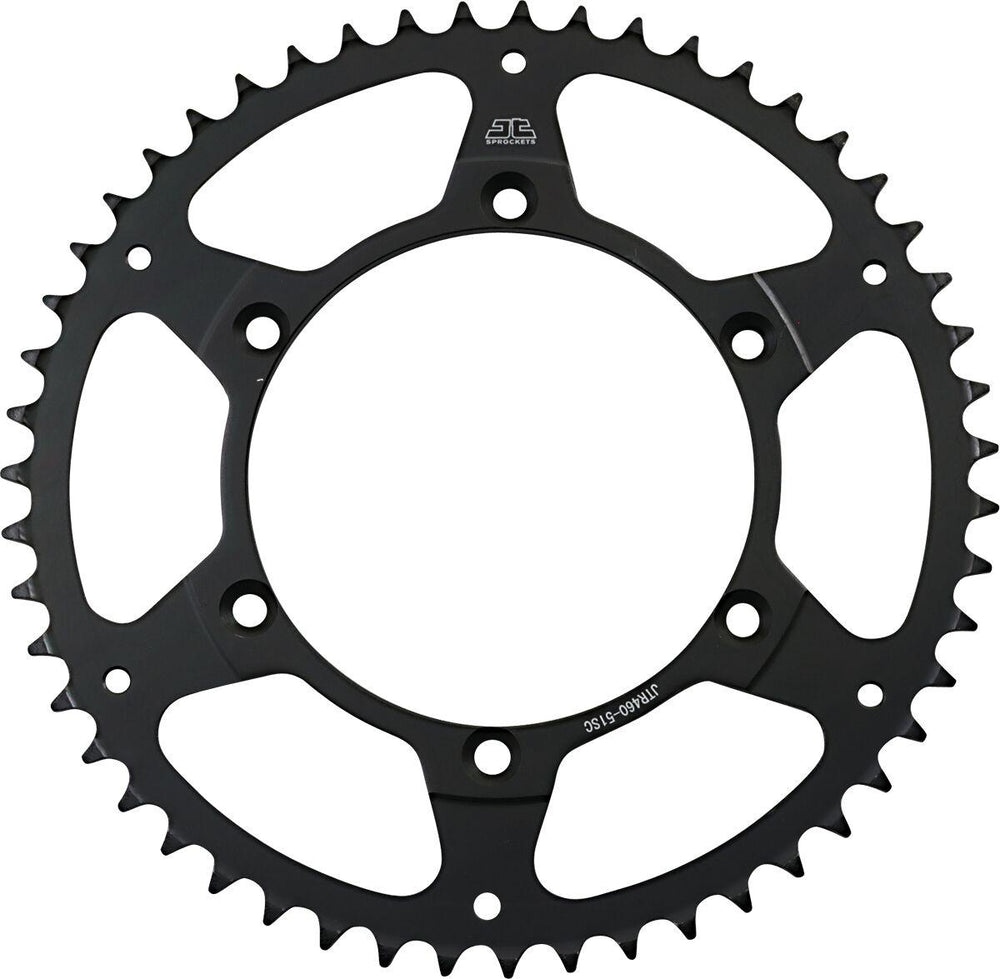 JT Steel Sprocket For Kawasaki KDX175 1980-1982 Rear 51T - Black