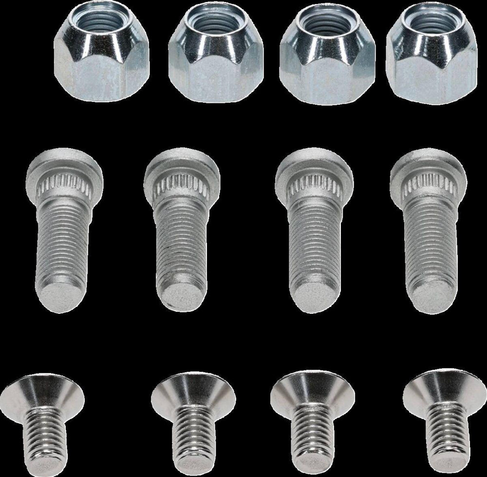 Moose Racing Wheel Stud/Nut Kit For Can Am Commander 1000 R EFI 2021-2025 Fits Front Or Rear - Silver