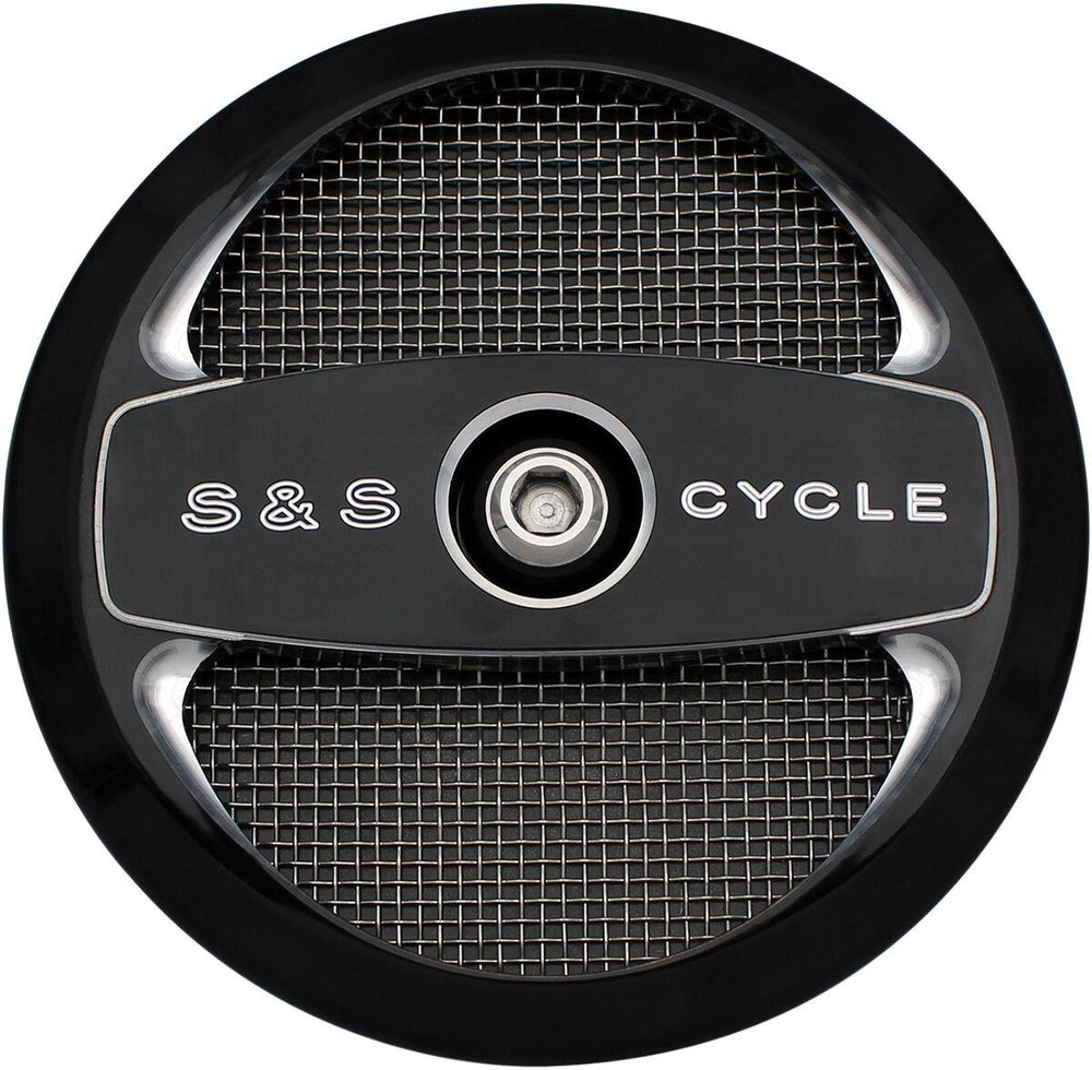 S&S Cycle Air 1 Stealth Air Cleaner Cover For Harley Davidson FLD 1690 2012-2013 - Black