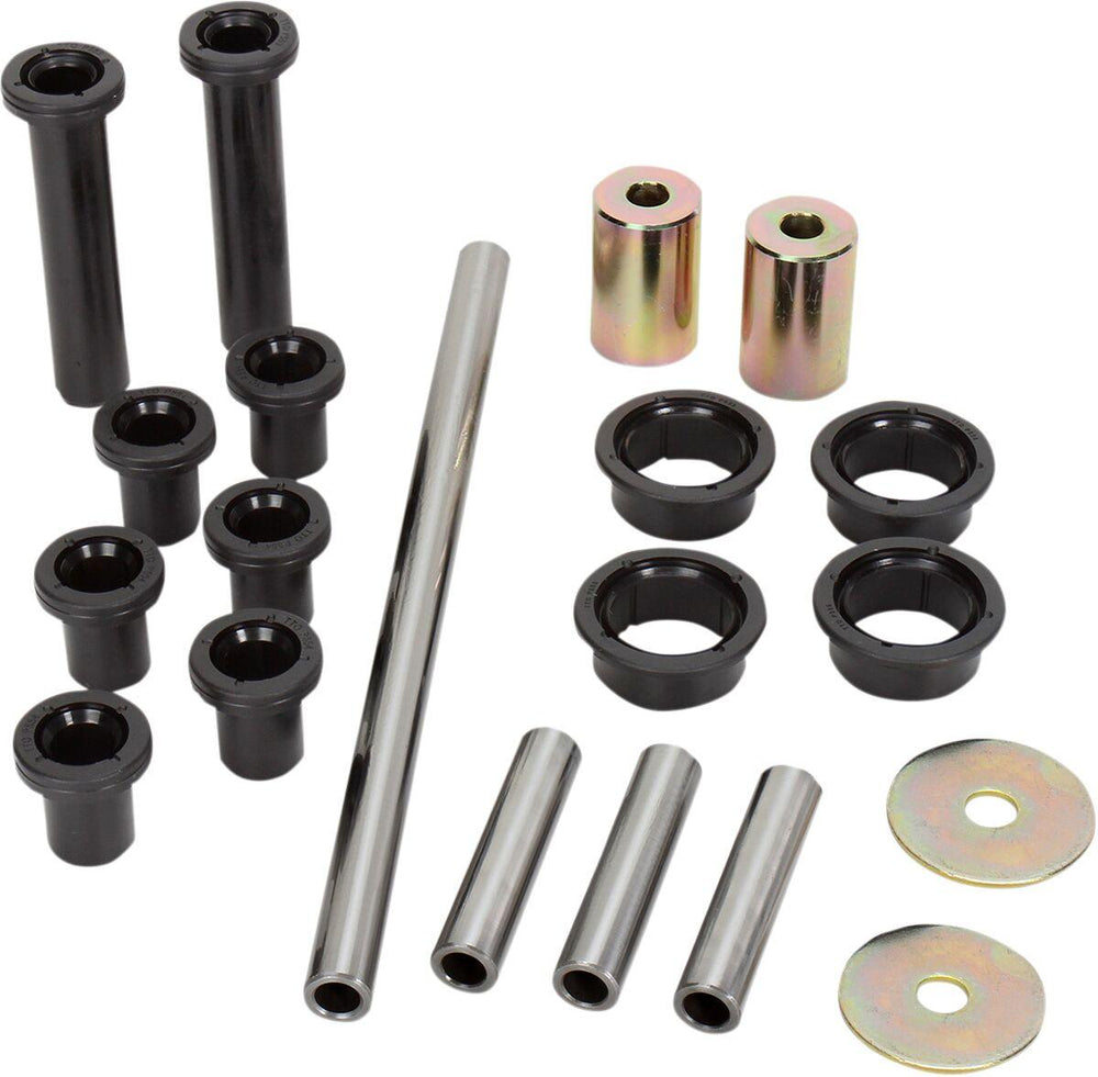 Moose Racing Independent Suspension Linkage Rebuild Kit For Polaris Hawkeye 400 HO 2x4 2011-2014 Rear - Black/Silver