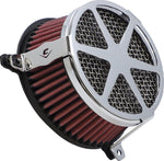 Cobra Air Cleaner Kit For Harley Davidson FLHR 1584 2008-2011 Spoke - Chrome