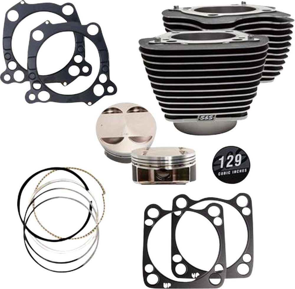 S&S Cycle Big Bore 4.320" Cylinder Kit For Harley Davidson FLH 1868 2021 - Black