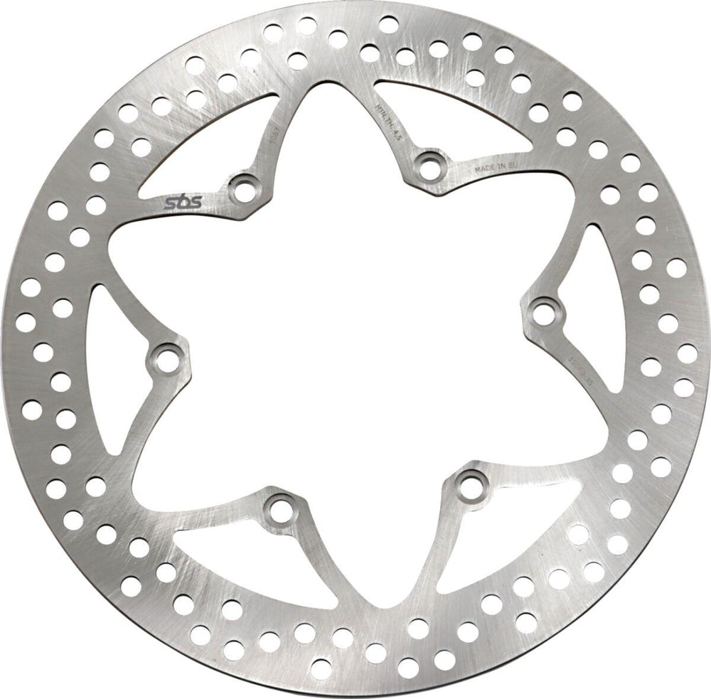 SBS Front Left Brake Disc For MZ Baghira 660 2000-2006 - Silver