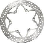 SBS Front Left Brake Disc For MZ Baghira 660 2000-2006 - Silver