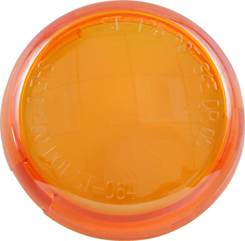 Drag Specialties Replacement Turn Signal Lens For Harley Davidson FLD 1690 2012-2013 Fits Front Or Rear Amber
