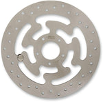 Drag Specialties OEM-Style Brake Disc For Harley Davidson FLHR 1584 2008 Front Left - Silver