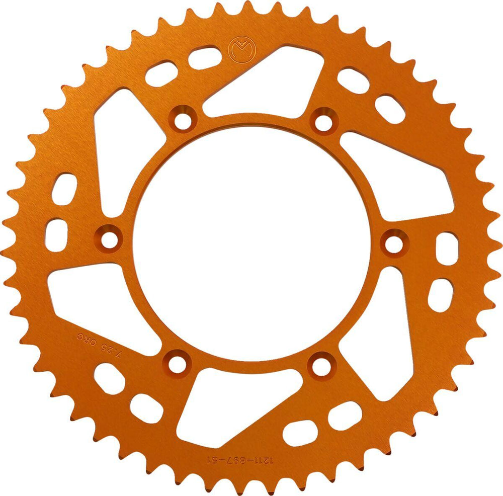 Moose Racing Aluminium Sprocket For KTM Adventure 640 Rear Orange 51T 1999-2006