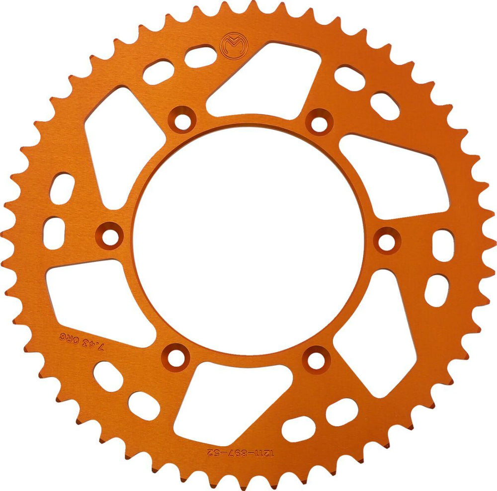 Moose Racing Aluminium Sprocket For KTM Adventure 640 1999-2006 Rear Orange 52T