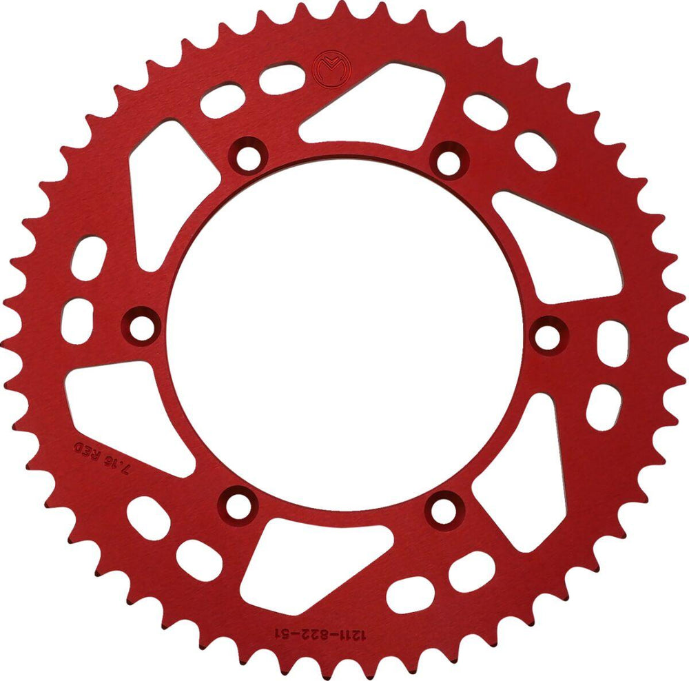 Moose Racing Aluminium Sprocket For Husqvarna AE 430 Rear Red 51T 1986-1988