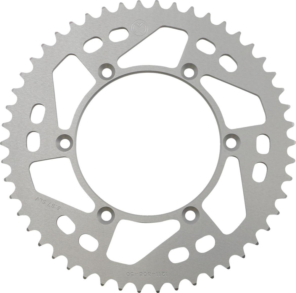 Moose Racing Aluminium Sprocket For Suzuki DR250 1990-1993 Rear Silver 50T - Silver