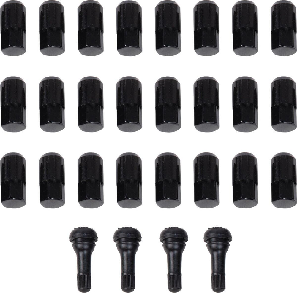 Moose Racing Wheel Lug Nuts with Valve Stems For Can Am Maverick Sport 1000 R 4X4 2024-2025 - Black