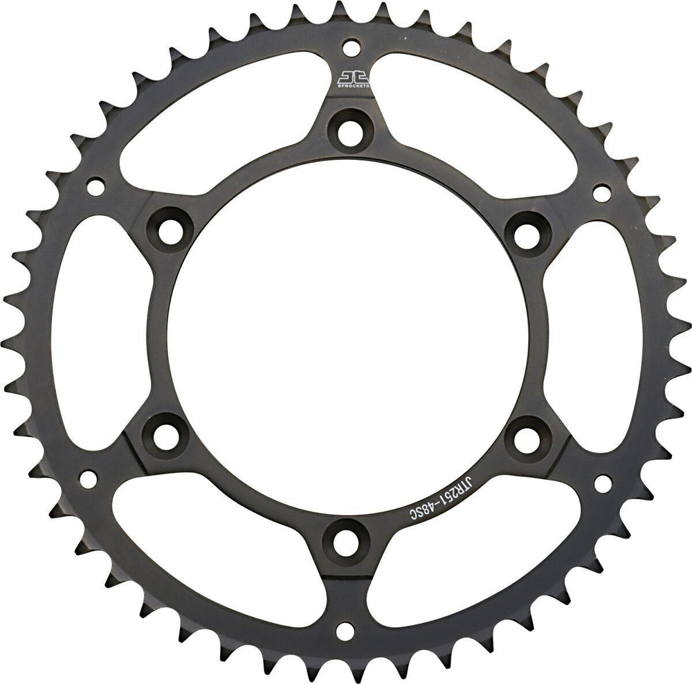 JT Steel Sprocket For Yamaha TTR230 2005-2026 Rear 48T - Black