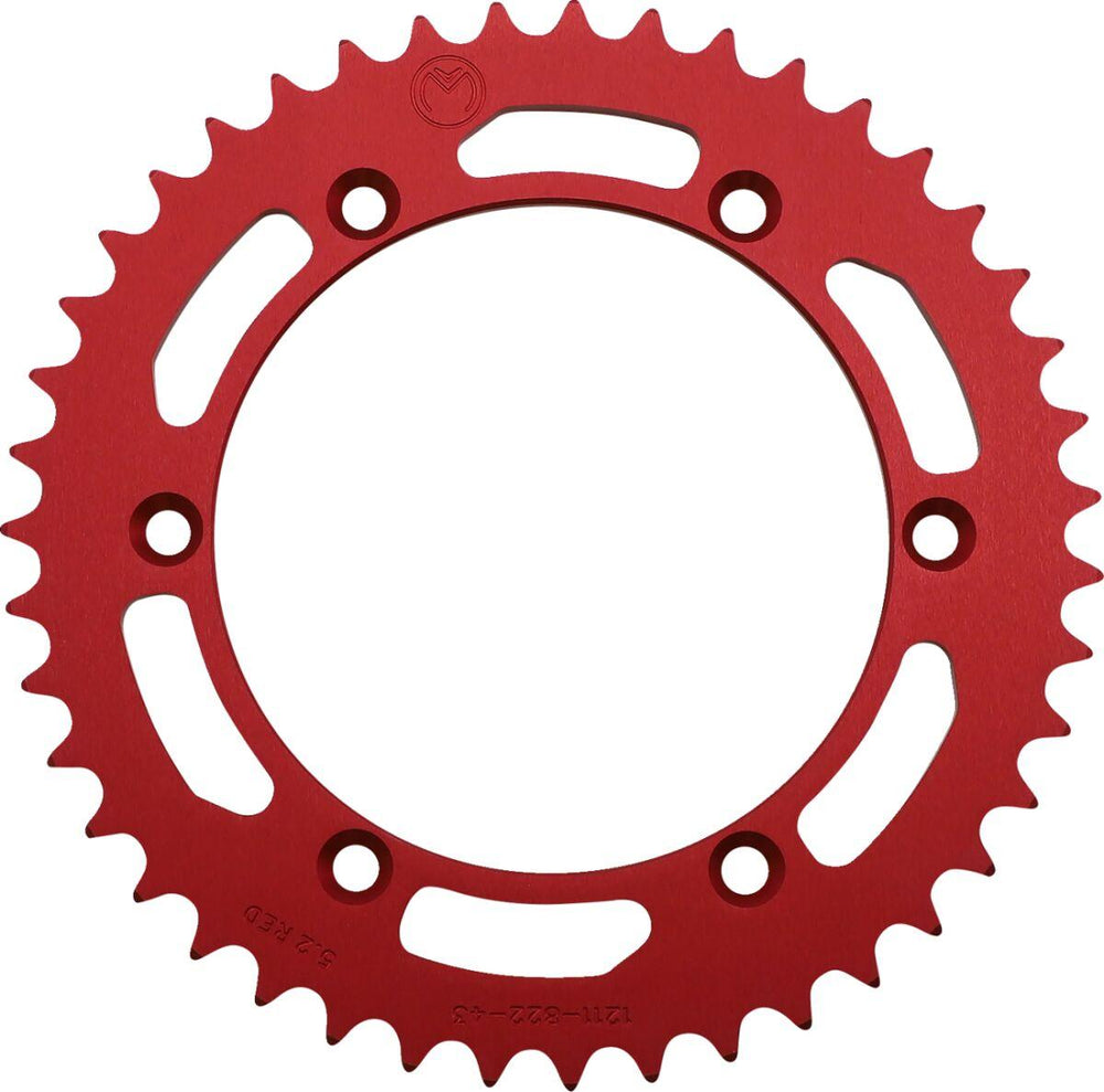 Moose Racing Aluminium Sprocket For Husqvarna AE 430 1986-1988 Rear 43T - Red