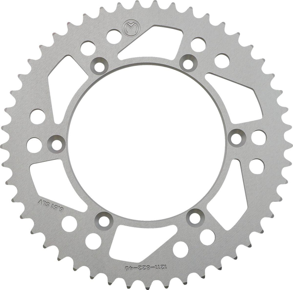 Moose Racing Aluminium Sprocket For Husqvarna AE 430 Rear Silver 49T 1986-1988