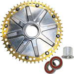 Alloy Art Cush Chain Sprocket For Harley Davidson FLHR 1584 2009 Gold Machined 51T