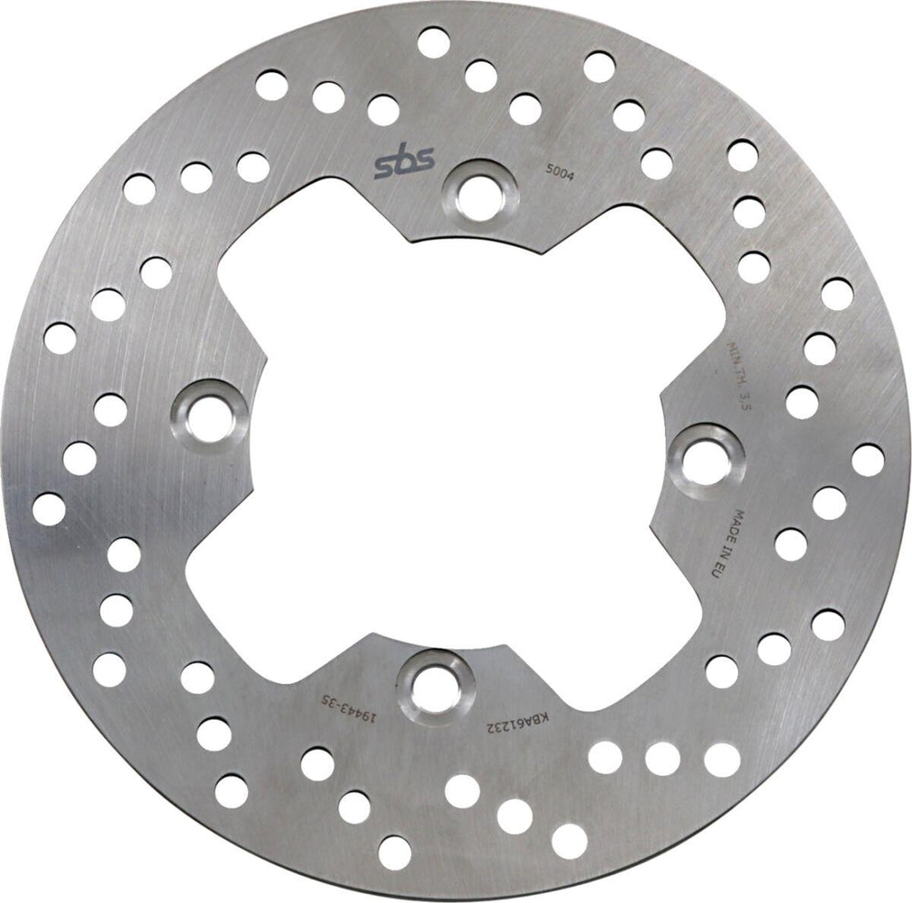 SBS Rear Brake Disc For Kawasaki ER-6F 650 2006-2016 - Silver