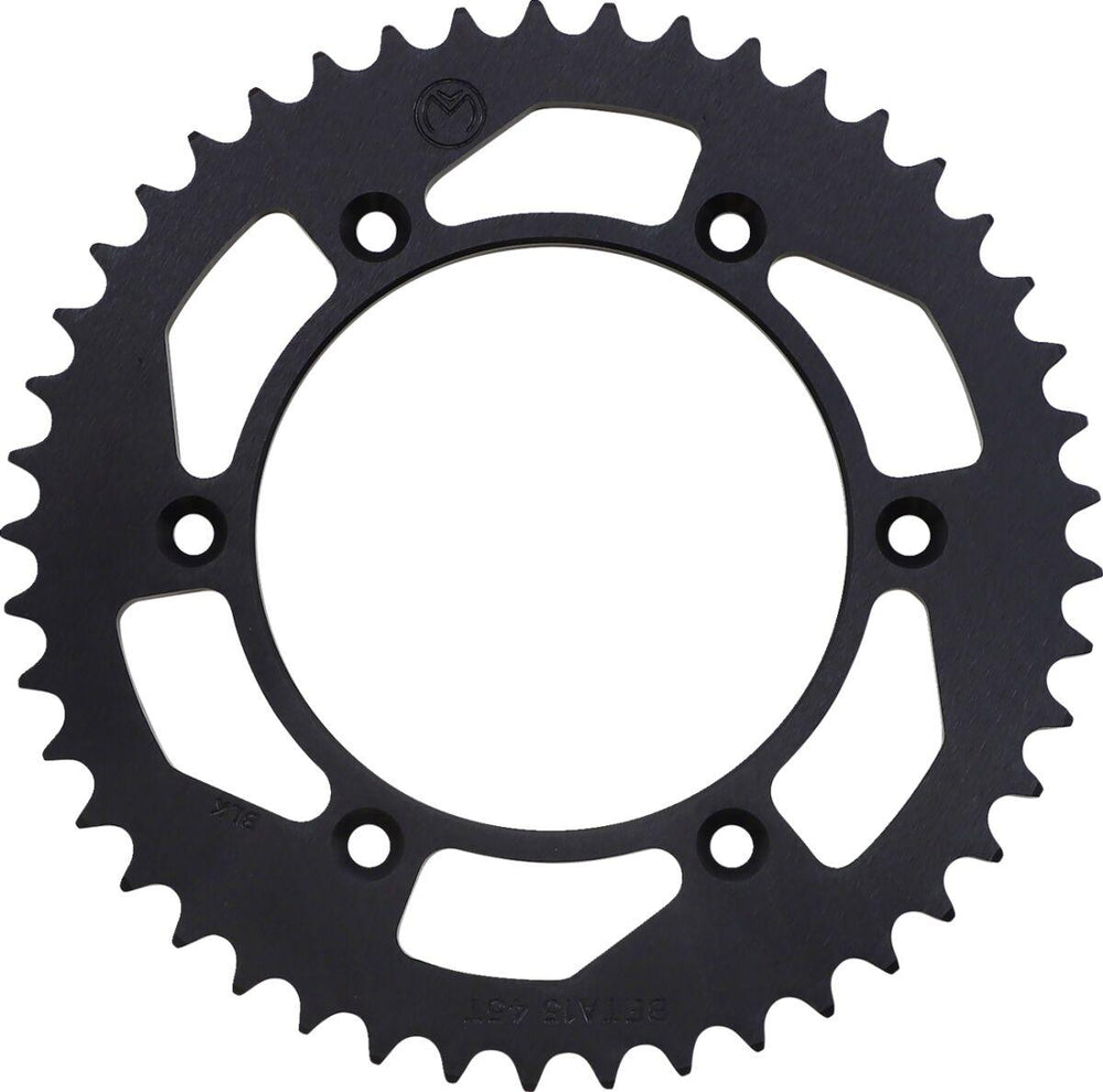 Moose Racing Rear Aluminium Sprocket For Beta RR 250 2013-2018 Black 45T