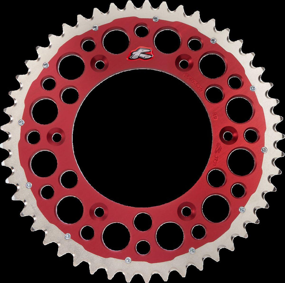 Renthal Twinring Sprocket For Honda CR125 1987-2007 Rear 49T - Red