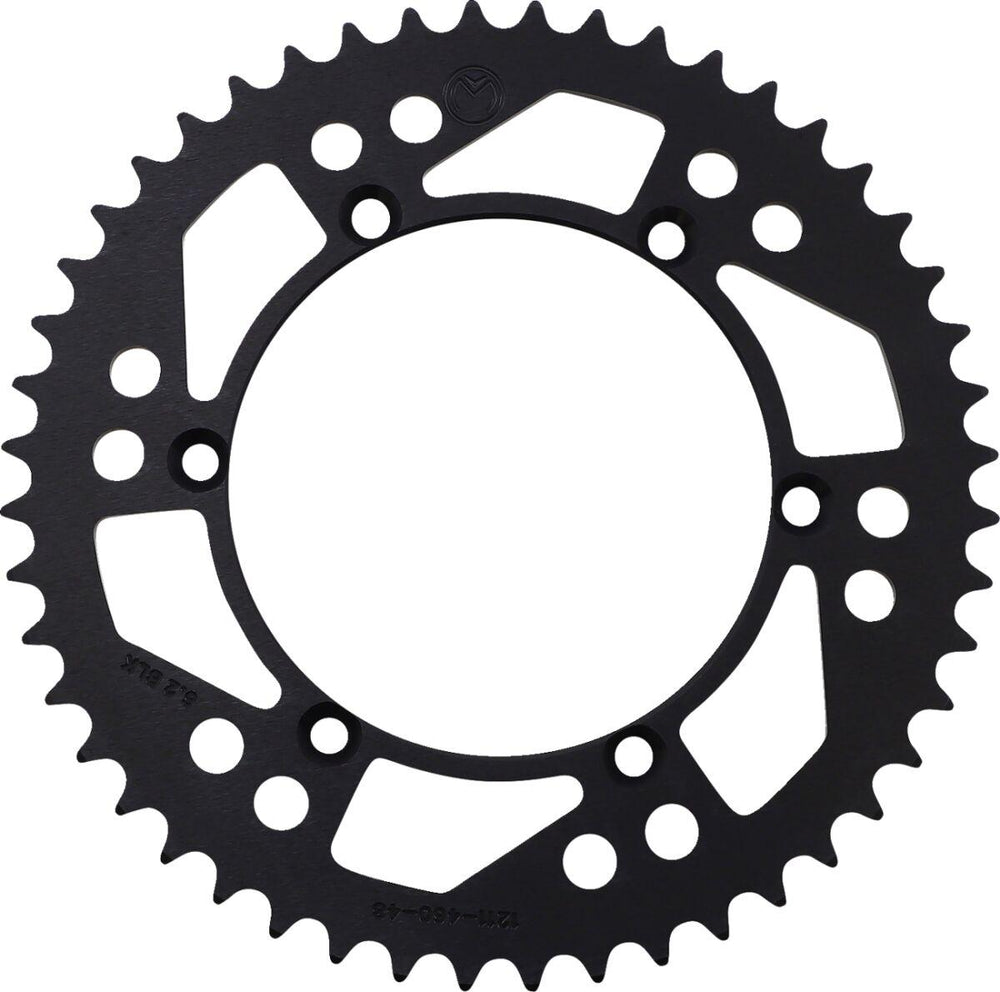 Moose Racing Aluminium Sprocket For Kawasaki KDX175 1980-1982 Rear Black 48T - Black