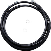 Drag Specialties Stainless Steel Hydraulic Clutch Hose For Harley Davidson FLTRU 1750 2017-2018 208.5 cm - Vinyl-Coat Black