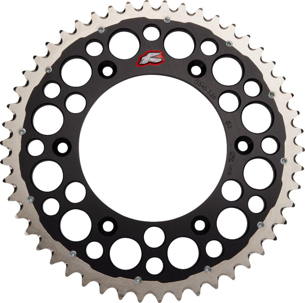 Renthal Twinring Sprocket For Honda CR125 1987-2007 Rear 50T - Black